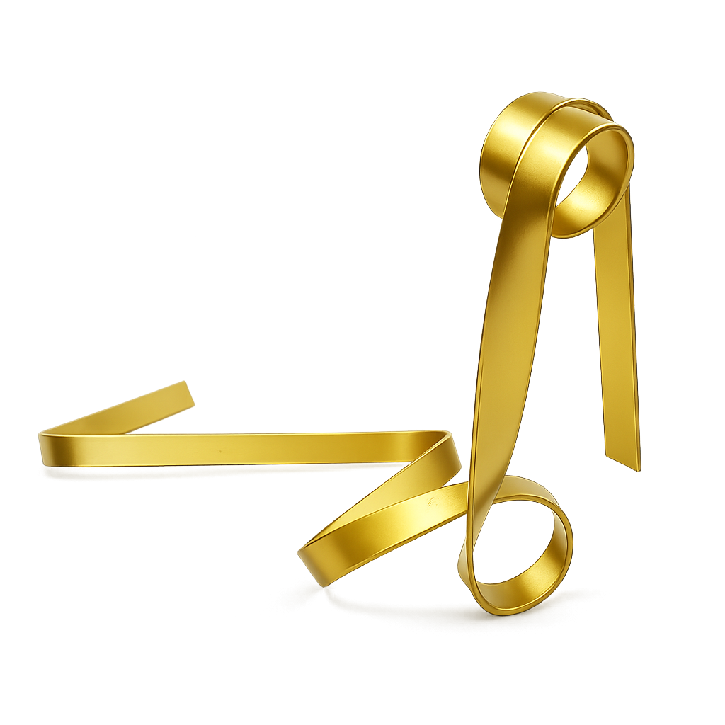 Gravity Cellar™ – Ribbon Floating Bottle Holder