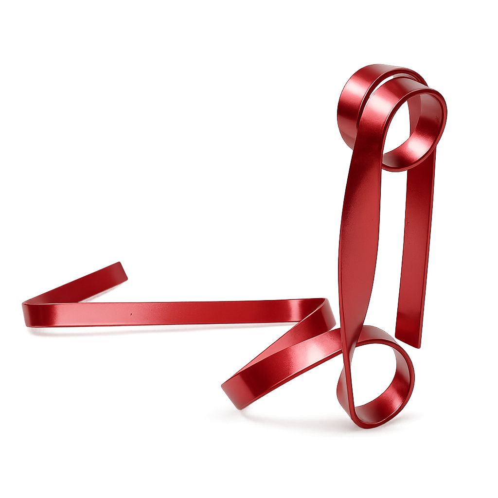 Gravity Cellar™ – Ribbon Floating Bottle Holder