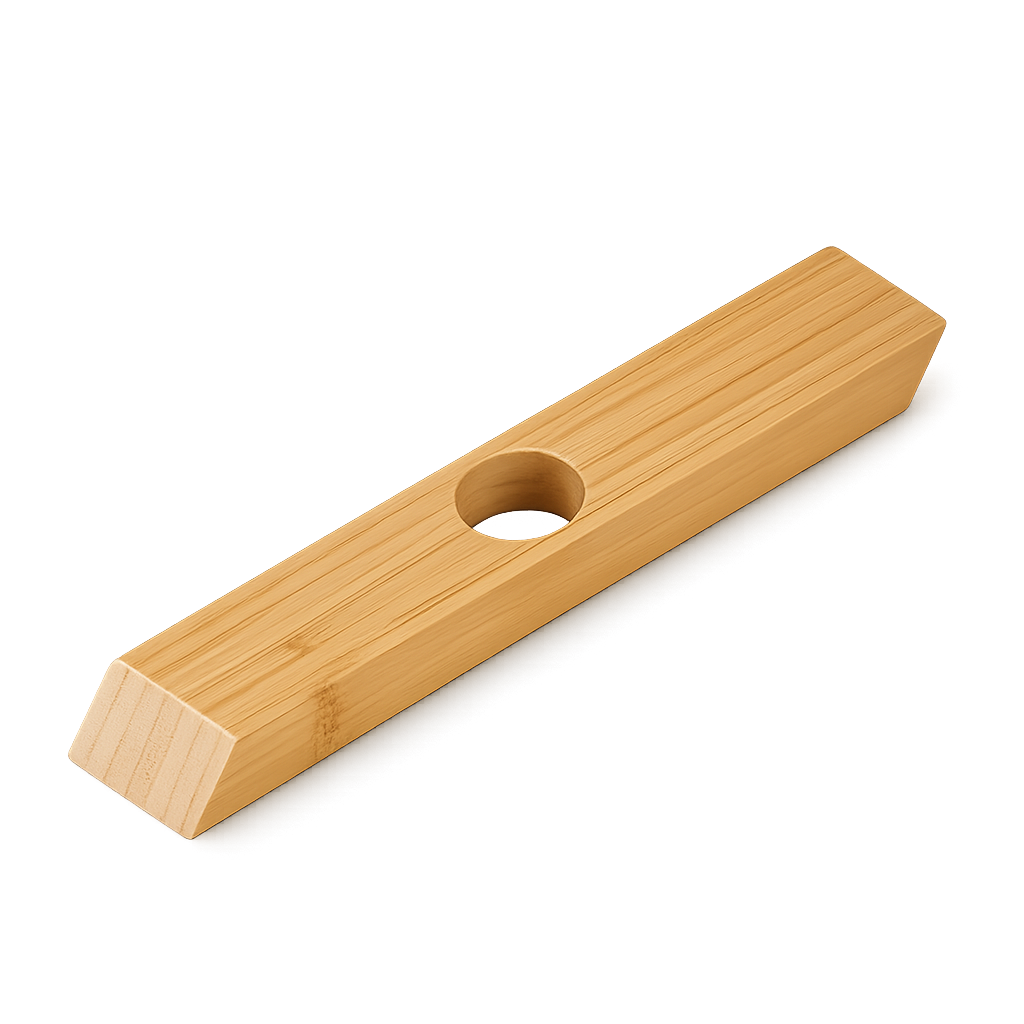 Gravity Cellar™ – Oak Floating Bottle Holder