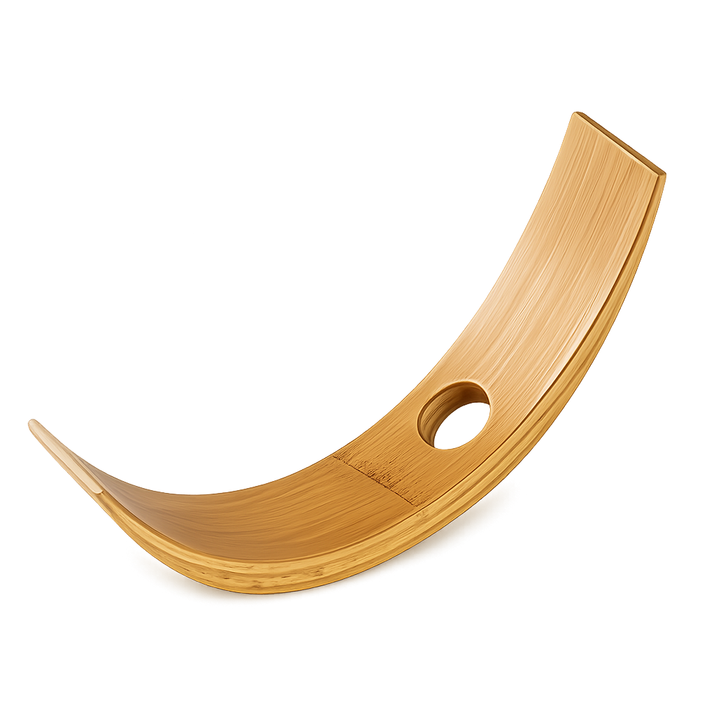 Gravity Cellar™ – Oak Floating Bottle Holder